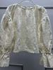 French Retro Lace Bell Sleeve Embroidered Top - Autumn/Winter Collection