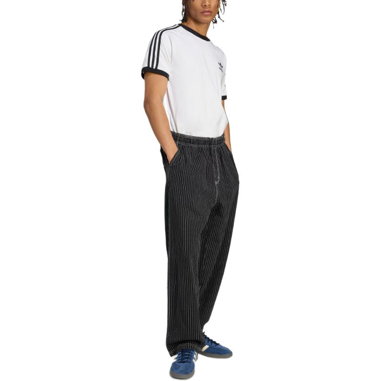 adidas Originals Loose Wabash Chino Fashion Versatile Soft Loose Sports Long Pants Men Bottoms JW0180