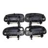 DT08 4PCS(Front Rear Left Right)Outer Outside Exterior Door Handle Black for Hyundai Accent 2000-2005 New