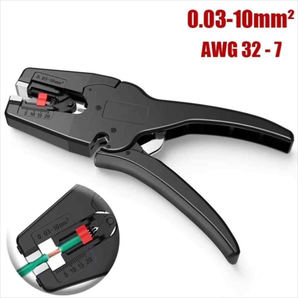 2 In 1 Automatic Wire Stripper Portable Cutting Pliers for 0.03-10mm2 Electrical Repair