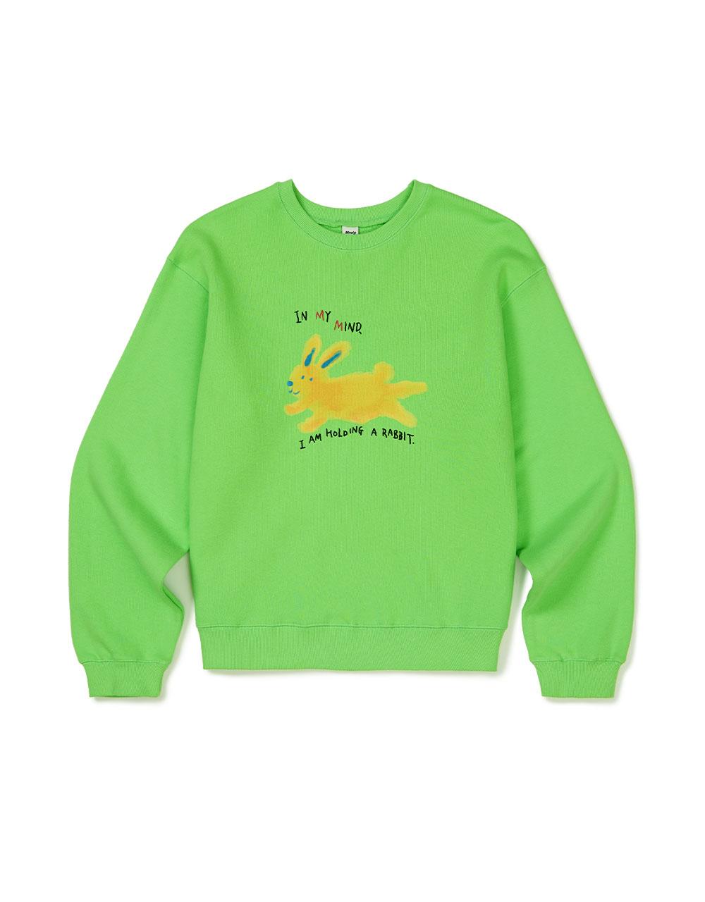 Mmlg Беги Кролик Свитшот (Желе Зеленое) Jelly Green/S
