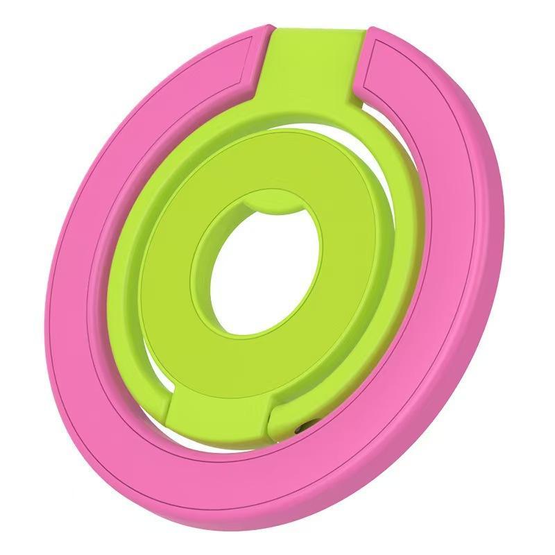 Universal Foldable Phone Ring Holder Strong Magnetic Grip Cute Pastel Shades for Travel Gift