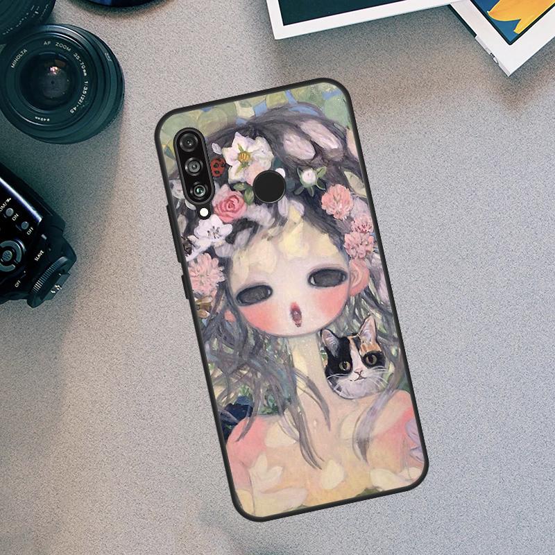 Aya takano For Huawei Nova Y70 Y91 Y72 Y73 Y60 Y90 Y61 8i 7i 11i 12i 12s 9 10 SE P20 P30 P40 Lite Case