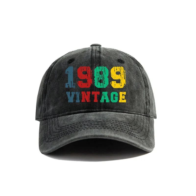 Born In 1983 Baseball Cap Distressed Vintage 1980-1989 Birthday Gift Dad Hats Cap Men Retro  Outdoor Fashion Hat Fishing Cycling