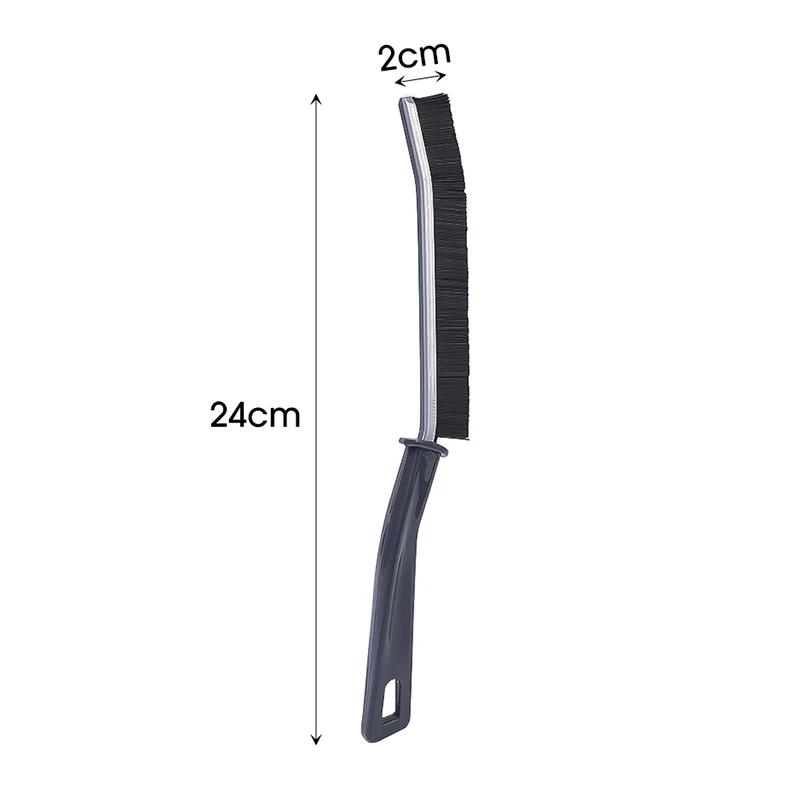 

Щетка для чистки 2 шт. с длинным зазором, для автомобиля, для бытовых нужд, для плитки, для узких швов, жесткая щетина, для чистки щелей, щетки, инструмент для чистки