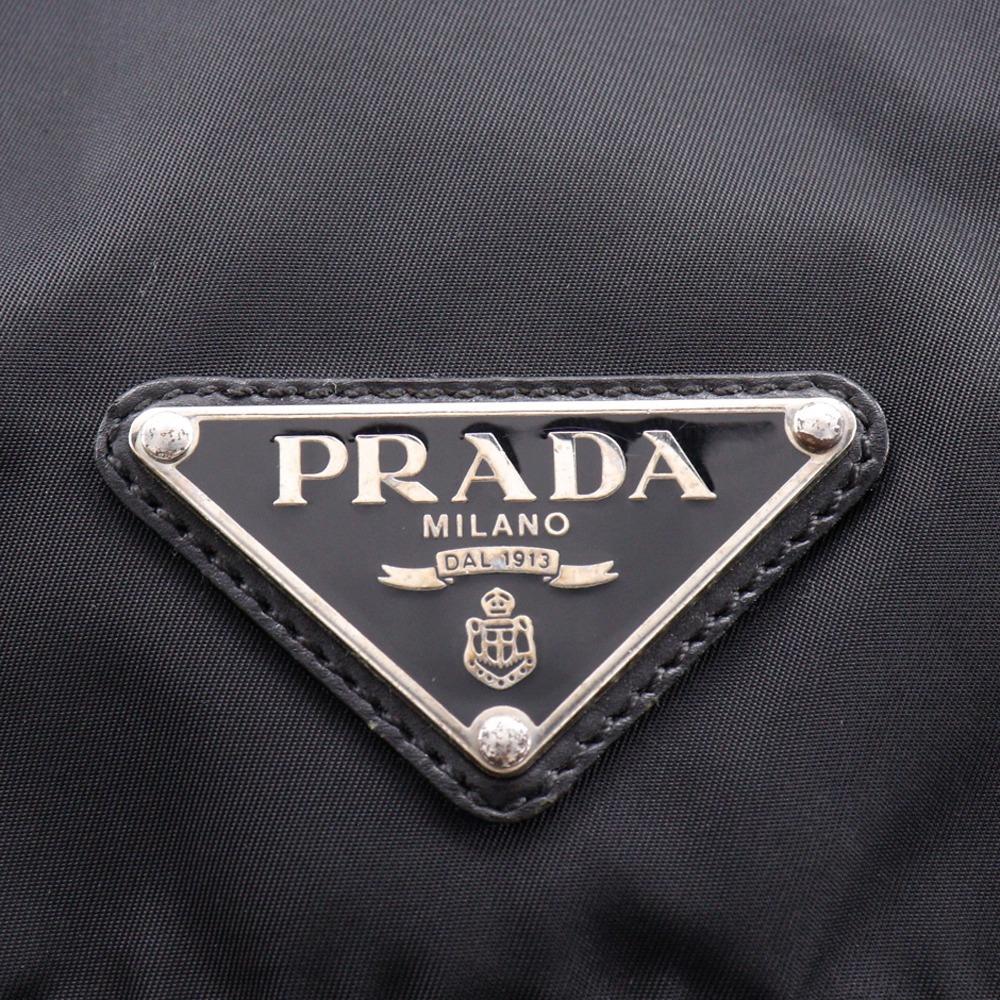 PRADA Shoulder Bag Messenger bag NERO black Nylon unisex Used