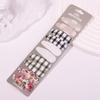 Variety Printing Bb Clip Set Small Fresh Embroidery Edge Clip Macaron Fabric Hair Accessories 2760