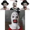 Terrifier Clown Latex Mask Halloween Party Costume Accessory For Cosplay And Themed Events
