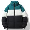 Winter New Couple, White Duck Down Stand-up Collar Thickened Warm Jacket Men's Bread Clothes