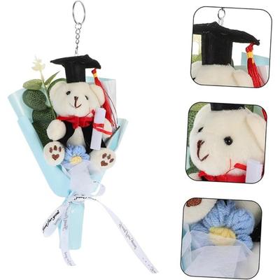 Květinová kytice Promoce Medvídek Panenka Banket Měkká Jedinečná Dekorace na Promoci