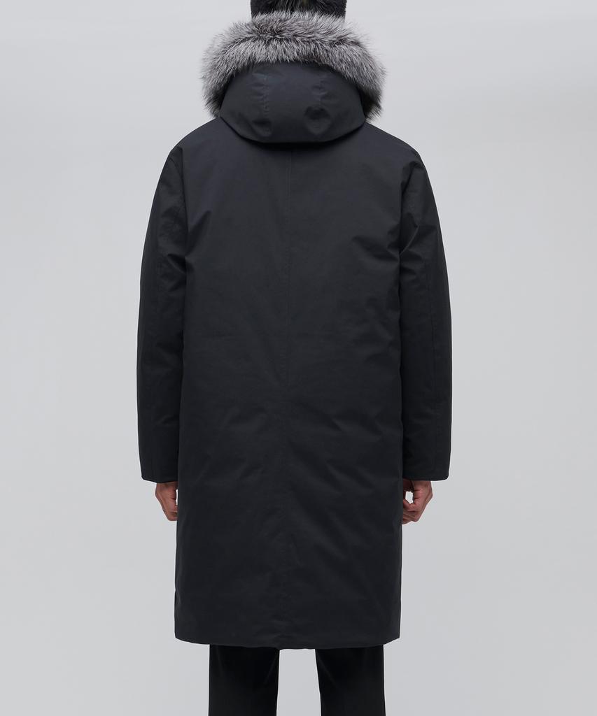 Musinsa Standard Silver Fox Long Down Parka [Black]