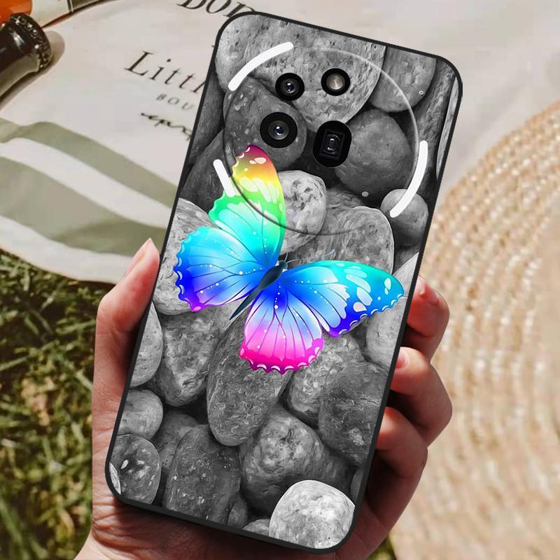 For Nothing Phone 3A Pro Case Phone3A Pro Cool Painted Silicone TPU Soft Cover for Nothing Phone 3A Pro A059P Cases Black Shells