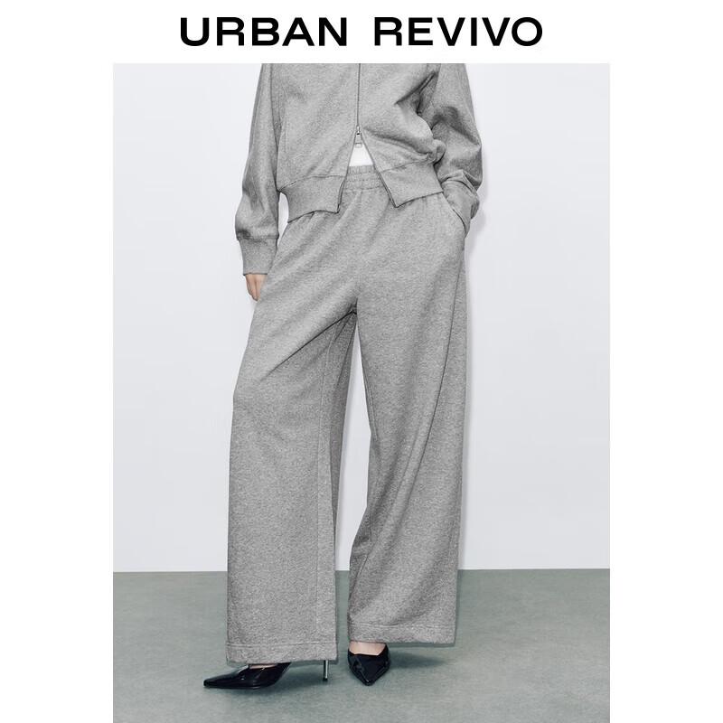 UR 2025 Autumn Shiny Wide-Leg Pants L