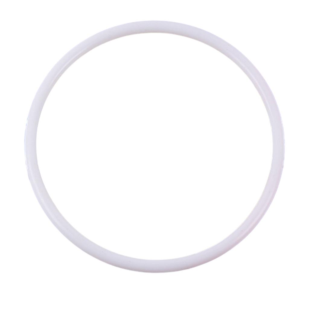 DIY Crafting Hoops Plastic Material White Hoop for Home Weeding Jewelry DIY Crafts 50mm-350mm