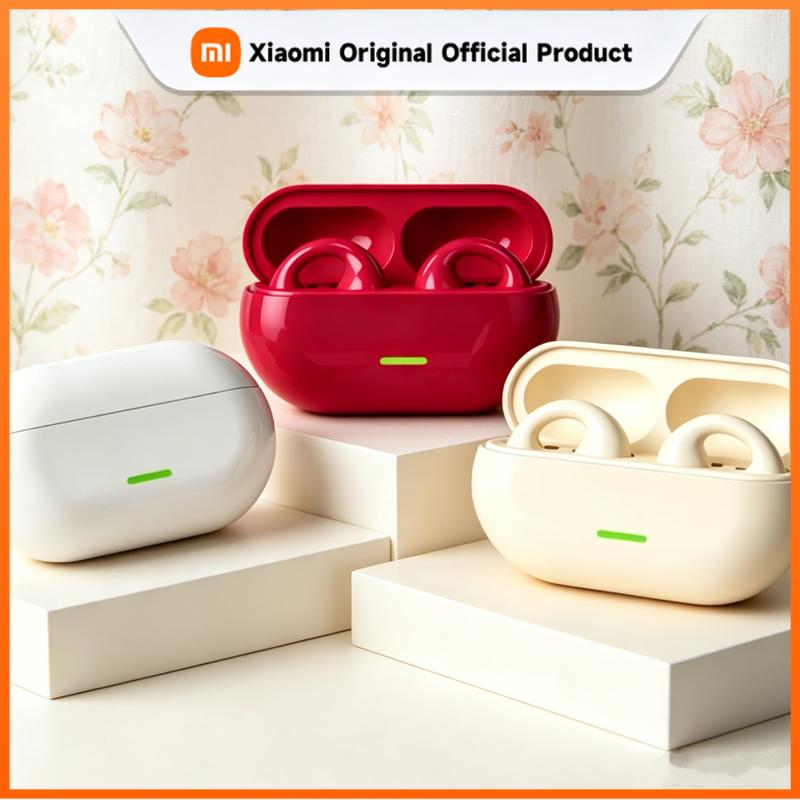 Xiaomi T75 Fone Bluetooth Headset 5.3 Wireless Air Conduction Headphones Clip Ear Music Noise Canceling HD Call Sports Gaming Earphone