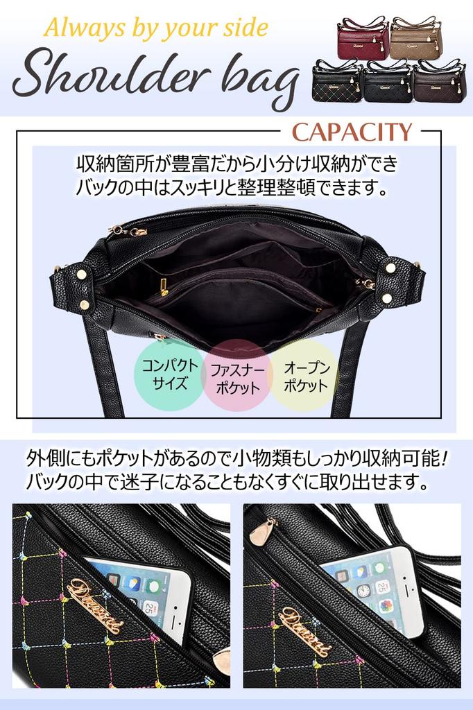 T.Y.ryan ryan Damen Umhängetasche, Crossbody-Tasche, PU-Leder, Schwarz