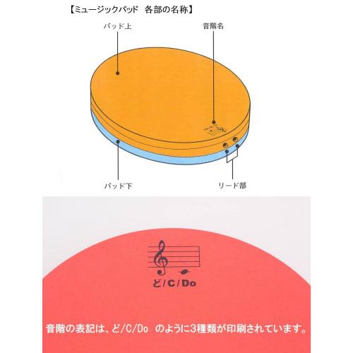 SUZUKI MP-8 Music Pad: Enjoy music with your body! 1 octave, 8 notes set