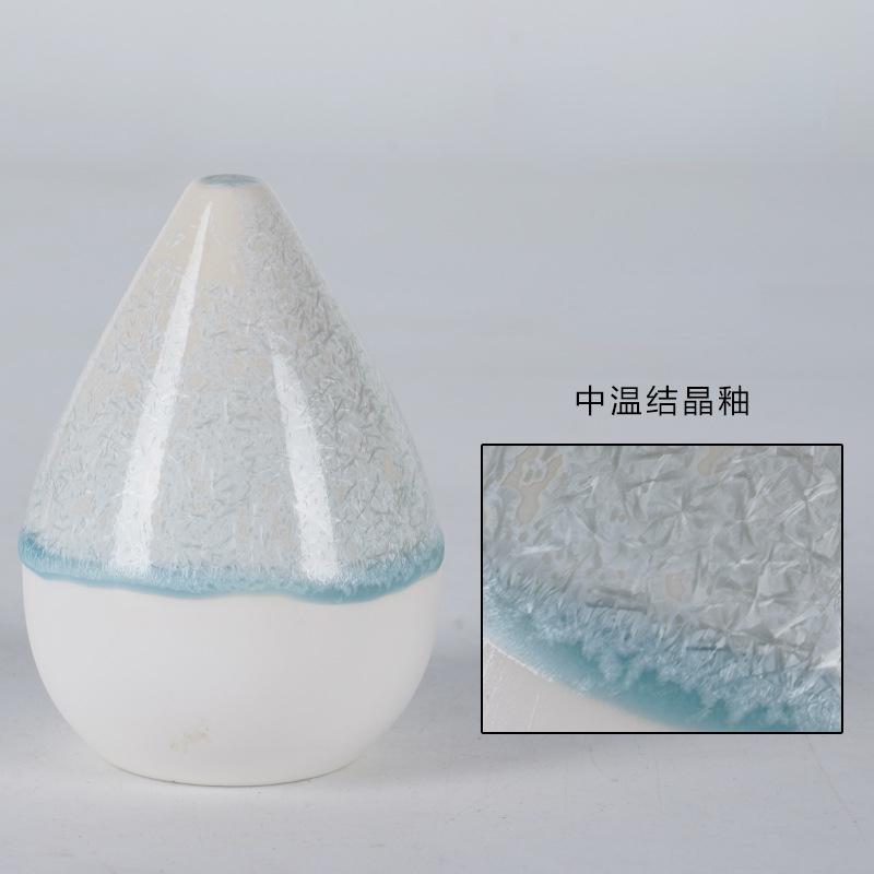 

500 мл Керамічна піч для випалу з ефектом зміни кольору Кристалічна глазур Колір Яскравий Гладкий Керамічний брусок Навчальний Спеціальний Високотемпературний 1220-1250 градусів