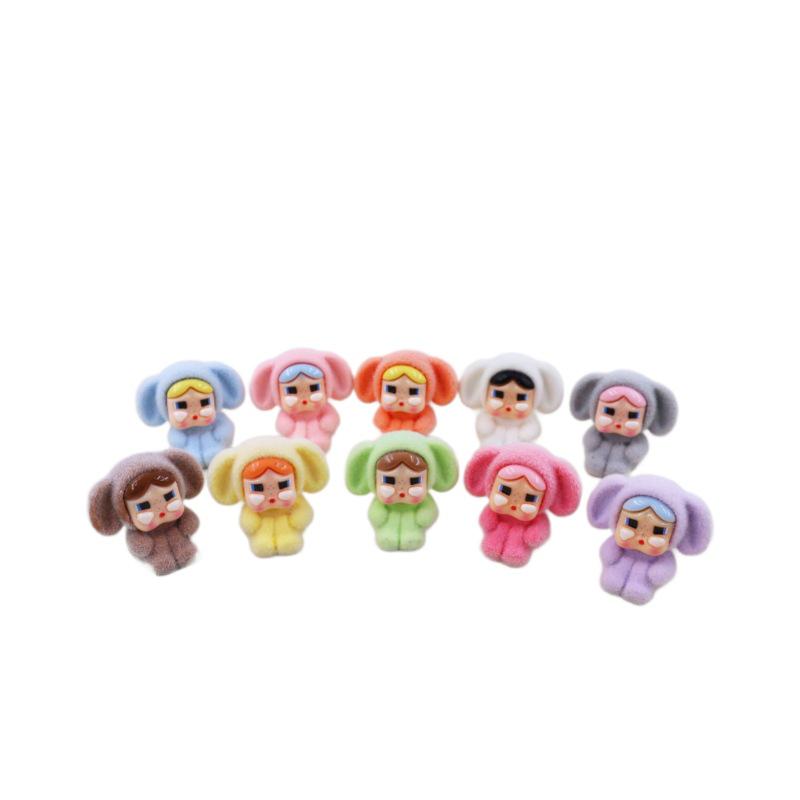 

Cute Crybaby Doll Car Ornament with DIY Jewelry Accessories 1 Piece, Loose