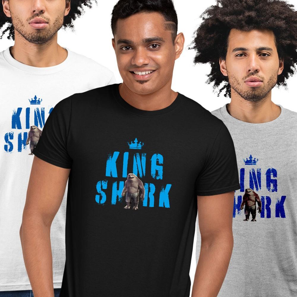 King Shark The Squad Logo Comics Gift Novelty Unisex Tshirt L