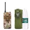 Outdoor Walkie Talkie Pouch Water Bottle Bag Handheld Radio Bag Molle Tactical Multifunctional Accessory Bag Travel EDC Pack