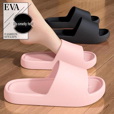 2025 Women's Cloud-Like EVA Summer Slippers—Thick Sole, Odor-Resistant, Non-Slip, for Outdoor & Home