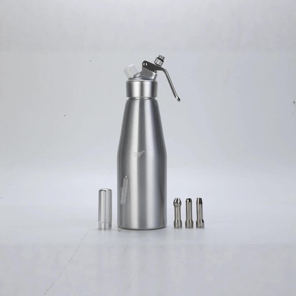 1L Aluminum Alloy Cream Whipper Siphon & Soda Gun for Cross-Border E-commerce