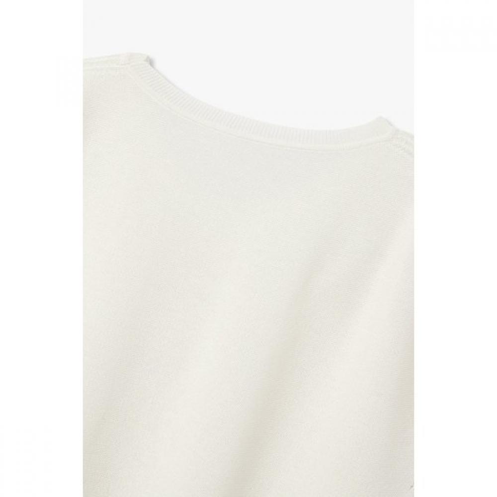 Vov Loose Fit Unbalanced Knit Pullover 7156250008