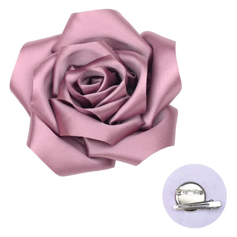 Exaggerate Multi-Layer Fabric Rose Flower Brooch For Women Girl Magazine Wedding Shoot Accessory Pin Dress Suit Corsage