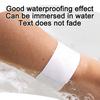 200 Stück Papierarmbänder für Veranstaltungen, Barcode-Druck Selbstklebendes Armband, Thermosensibel Einweg DIY QR-Code Armband