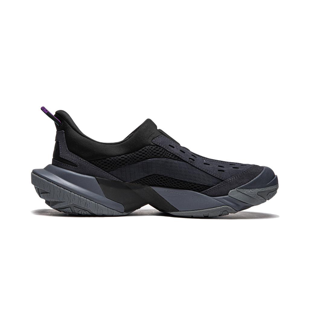 New LiNing CF Tracing Collection, Xingshan 3 Lite Cushioning, Wear Resistant Low top Casual Shoes Unisex Black AGLU147-1