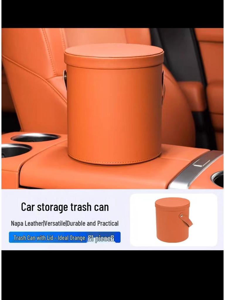 Compatible Car Trash Cans for Li Auto ONEL 6/7/8/9 - Multi-Functional Storage
