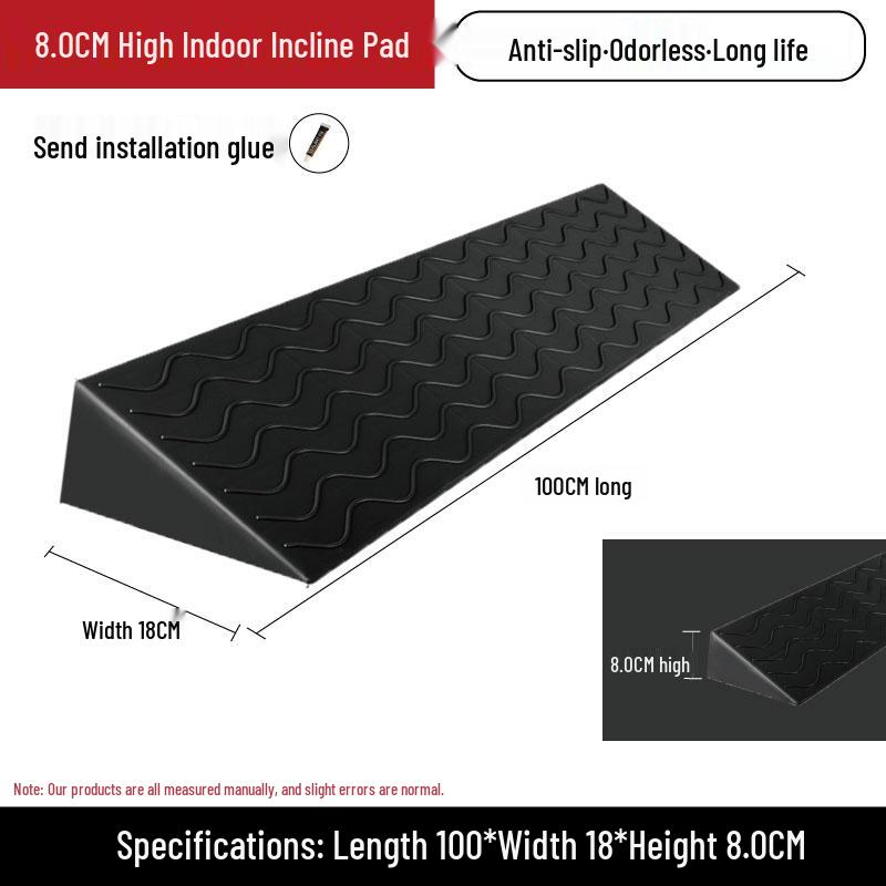 Threshold Uphill Ramp Mat for Indoor Sweeping Robots