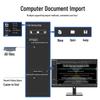 JS24P Professional 24-Inch Dual-Screen Teleprompter Kit