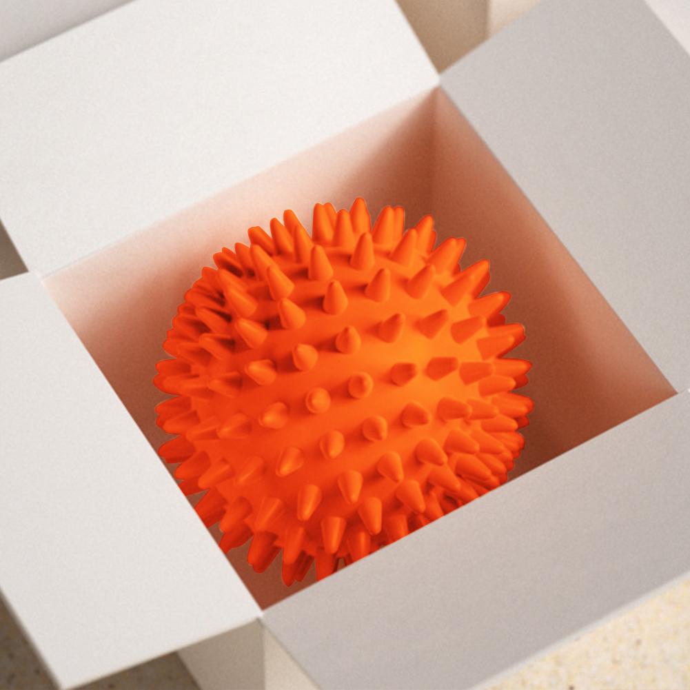 Spiky Massage Ball Spiked Massager Roller High Density Trigger Point Massager Ball Deep Tissue Roller for Plantar Fasciitis