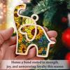 Friendship Elephant Gifts for Women 2025 - Sisterhood Bestie Ornament, Elegant Birthday Gifts for Sisters Siblings, Unique Ornaments for Tree Decor,