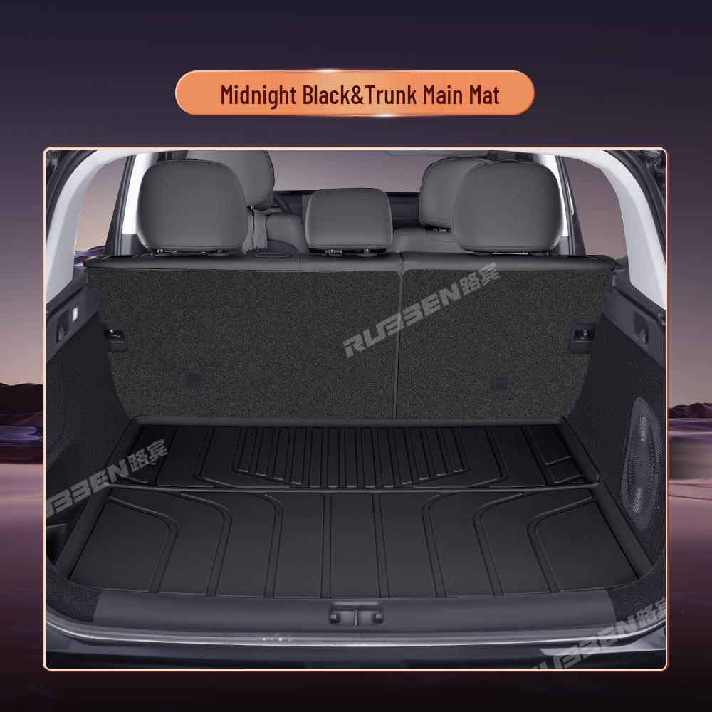 XPeng P7 Trunk Mat TPE Waterproof, Fits 26 Models, Semi-enclosed and Custom Interior Tail Box Mat. XPeng P7