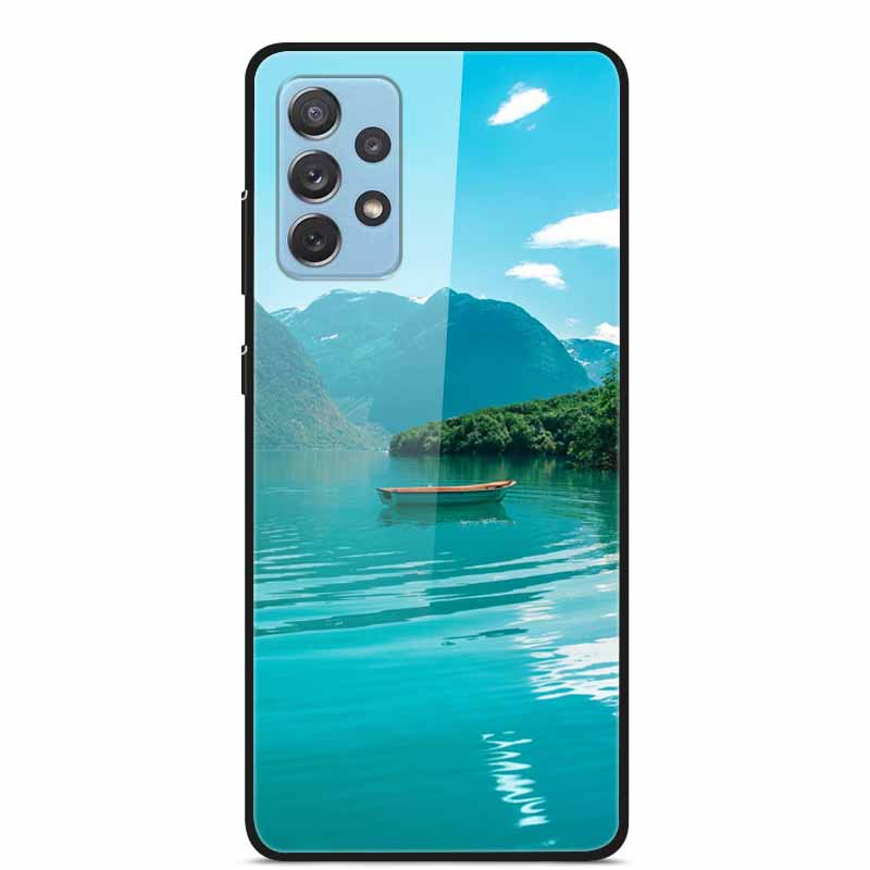 

Закаленное Стекло Чехол Для Samsung Galaxy A52 Чехол Жесткое Стекло Задняя Крышка Для Samsung A52 A32 A72 Чехлы Для Телефона Чехол A 52 32 72 Funda Galaxy A32 4G