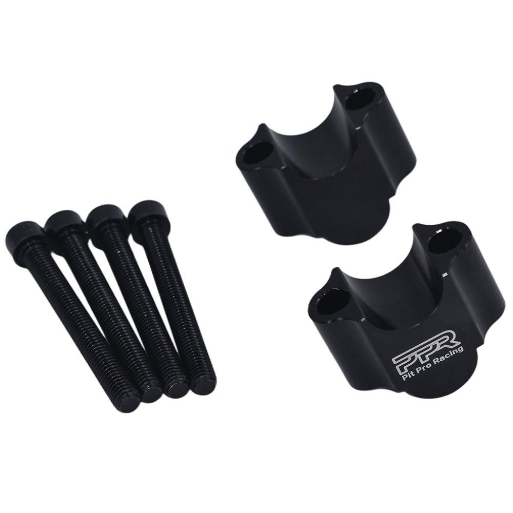 22MM Bar 7/8 Handlebar Rised Clamp Increase the Handle Bar Height Adapter Clamp Dirt Pit Bike Motocross чёрный