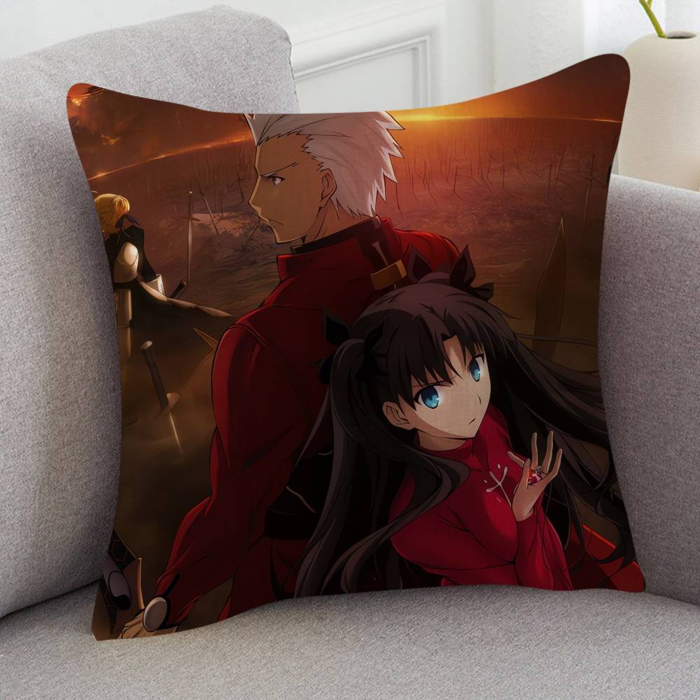 GAME Fatestay Night Pillowcase Toon Gift Cushion Cover Bedroom Home Sofa Chair Seat Decor Pillow Case