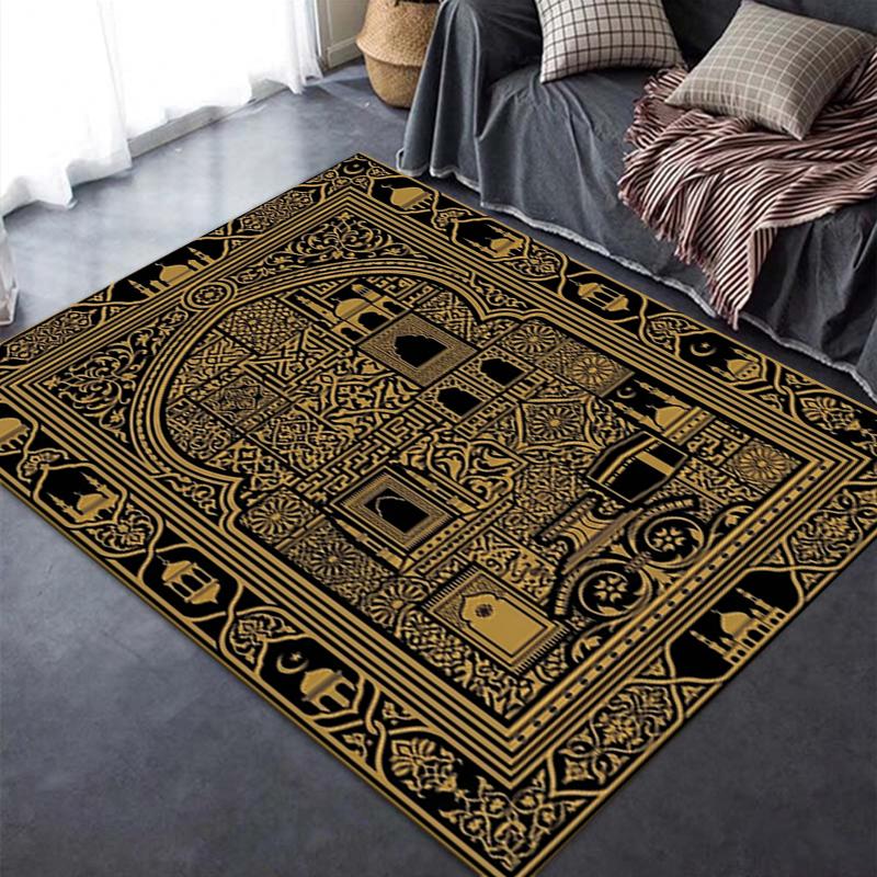 2025 New Muslim Carpet Rug for Living Room Bedroom Home Sofa Decoration,Kids play Non-slip Floor Mat127