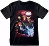 American Vintage Jujutsu Kaisen Power Unisex T-Shirt Black Anime T-Shirt Summer New Men's and Women's Streetwear