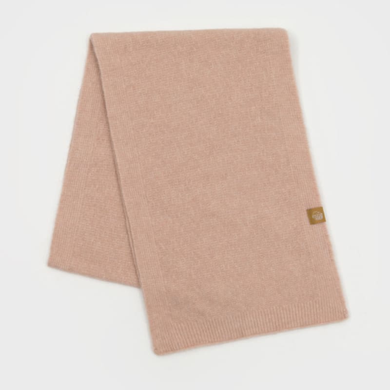 RECLOW Knit Gloves and Muffler Set Peach
