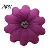 Stuffed Flower Shaped Pillow Round Throw Pillow, 16 Inch Decorative Cushion, Soft for Living Room Shape Sofa Couch Bed Chair Velvet Pillows