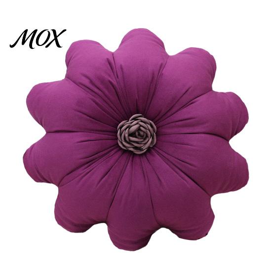 Stuffed Flower Shaped Pillow Round Throw Pillow, 16 Inch Decorative Cushion, Soft for Living Room Shape Sofa Couch Bed Chair Velvet Pillows