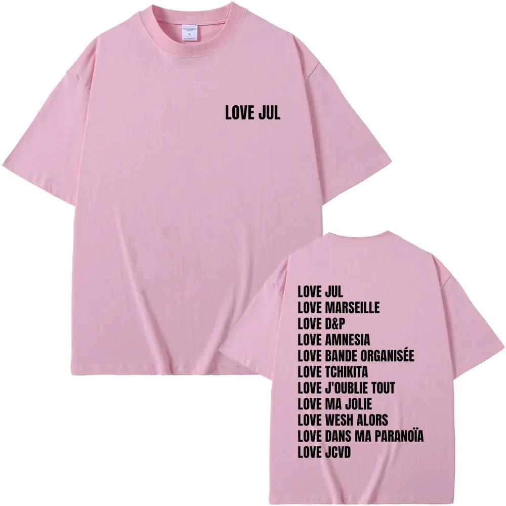 Love Jul 2025 Merch Tshirts Unisex Wounisex Fashion Rap Pop Music Short Sleeve Tshirt Unisexs Hip Hop Oversized T Streetwear Black