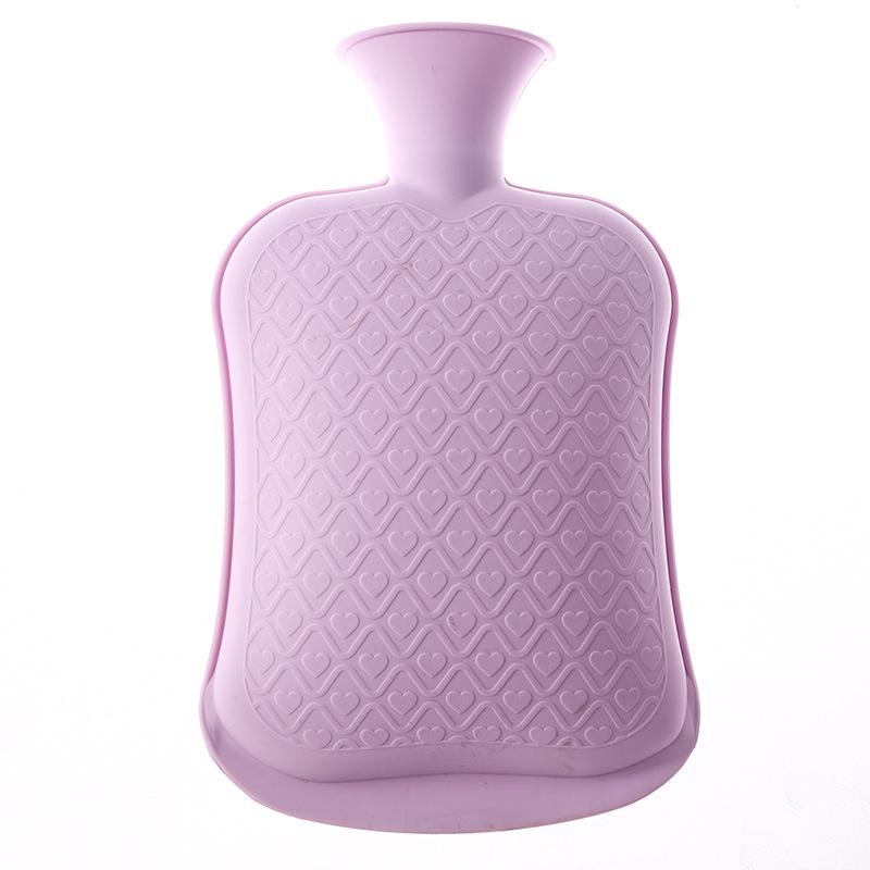 Silicone Hot Water Bottle - Macaron Colors, Large Capacity, Pour-In Design