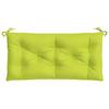 Garden Bench Cushions 2 Pcs. Neon Green 100 X 50 X 7 Cm Oxford Fabric