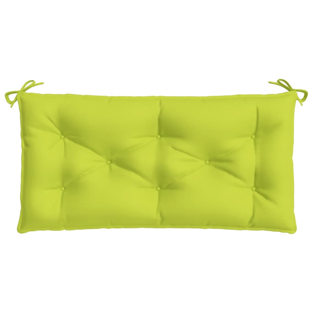 Garden Bench Cushions 2 Pcs. Neon Green 100 X 50 X 7 Cm Oxford Fabric