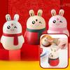 Automatic Toothpicks Holder Bunny Shape Push Press Type Toothpick Box Ceative Toothpick Storage Box Household Convenient Toothpick Jar